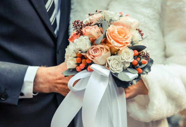 Winterse bruiloft in Twente